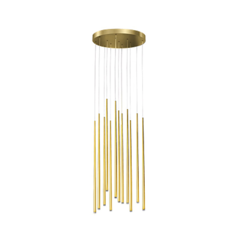 Louise 12 - Light LED Cluster Pendant, Gold