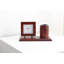 Analogue Wood Mechanical Tabletop Clock Brown Wood