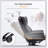 Massage Recliner Chair with Ottoman Footrest, 10 Vibration Points, 360° Swivel Reclining Chair
