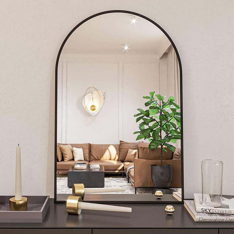 Miroir de salle de bain, H 30 po x l 20 po, Noir