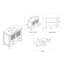 Meuble-lavabo en bois massif avec lavabo en céramique 36 po Blossom | Meuble-lavabo sur pied à simple cuve | Tiroirs à fermeture en douceur et portes en verre trempé-49240128