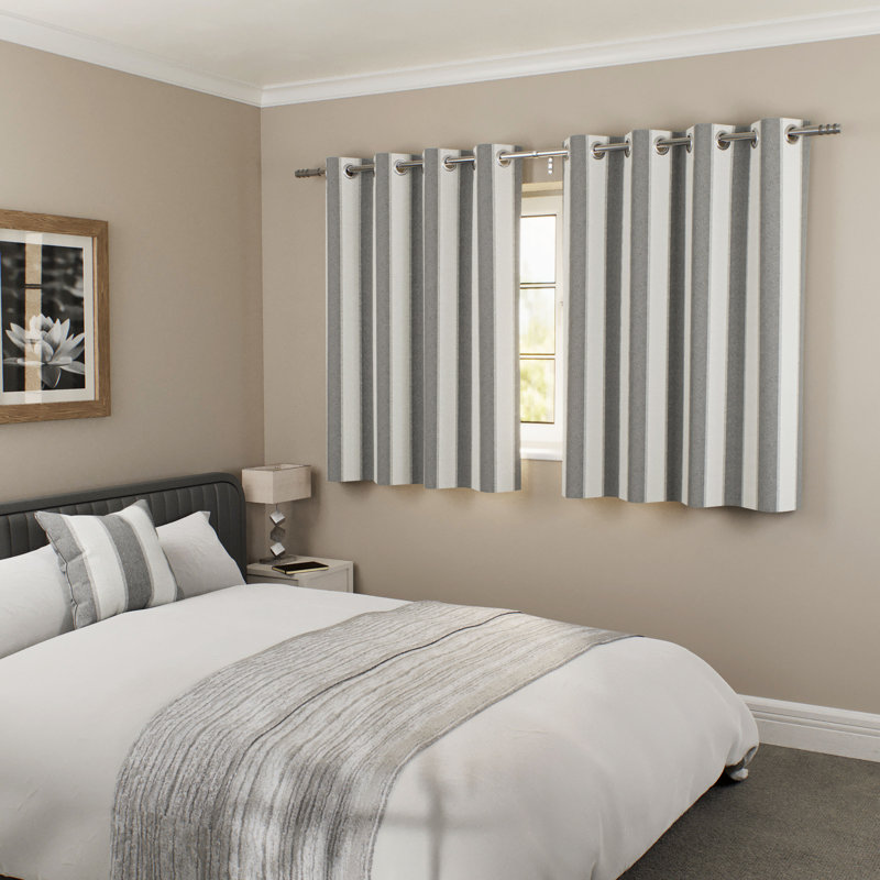 Blackout Curtain, Grey, 168cm Width x 229cm Drop