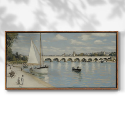 Nautical Series-LVI- Toile tendue avec châssis tendue - Prêt à accrocher
