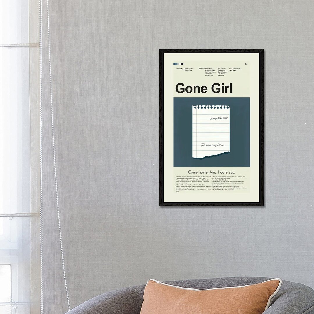 Leinwandbild Gone Girl by Prints And Giggles von Erin Hagerman