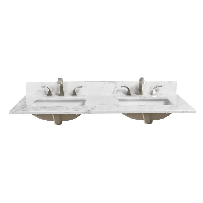 48'' Double Bathroom Vanity Top with Sink