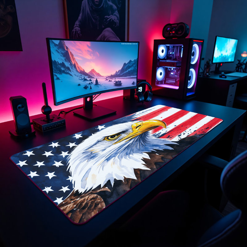 Polyester Desk Pad, 31.5x15.5