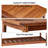 Patio 2-Tier Poplar Wood Coffee Table