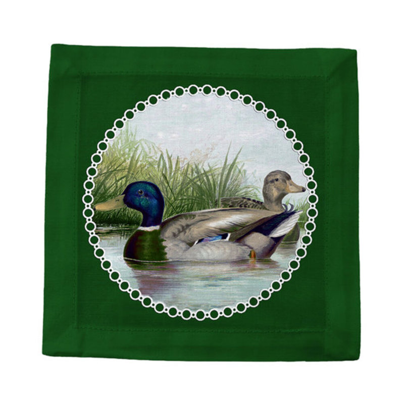 Square Napkins, Green