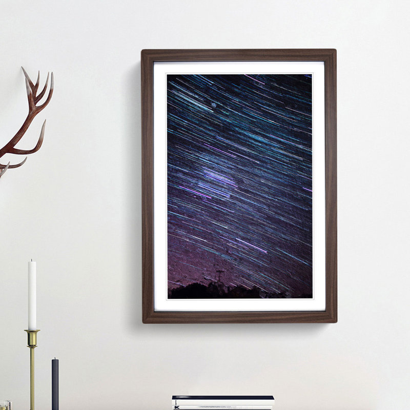 Stars over Spain - Framed Print, 48cm H x 36cm W x 2cm D, Walnut Framed