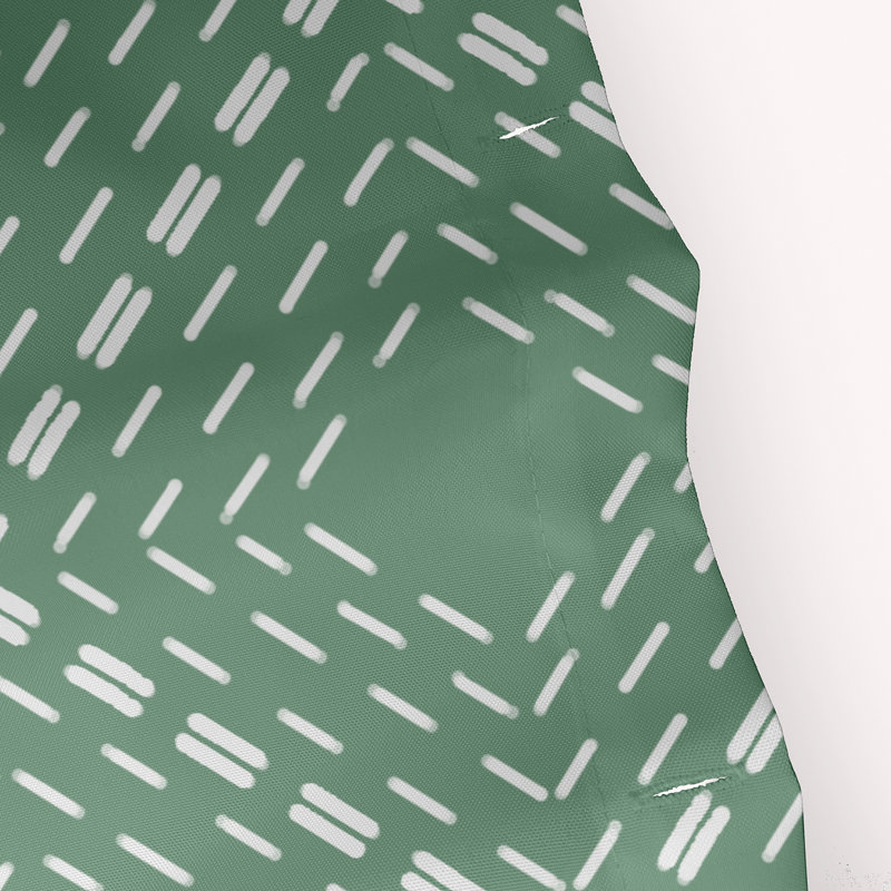 Rideau de douche simple Abbie, Vert