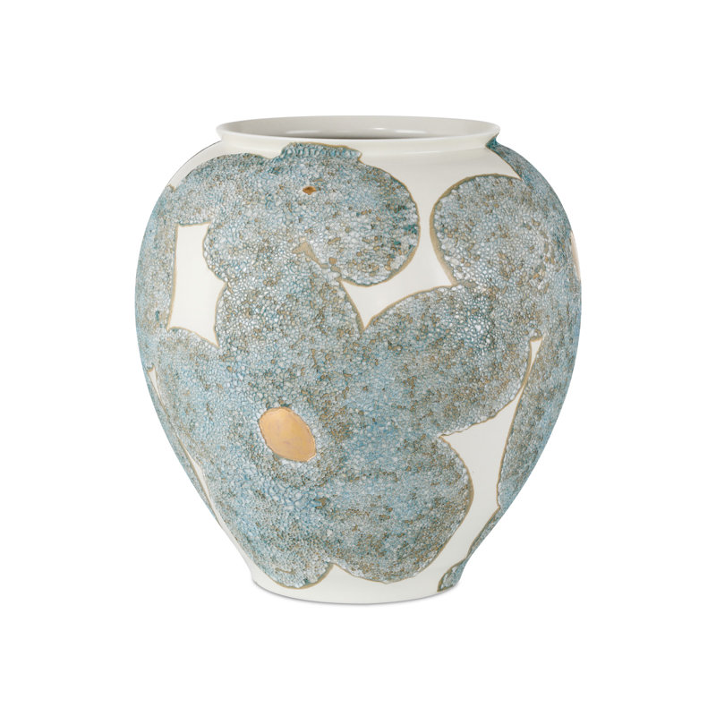 Bloom Blue & Ivory Vase