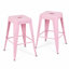 Tabourets de bar en métal sans dossier avec assemblage sans outil et conception peu encombrante-1659733927-1659733926