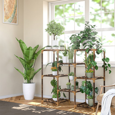 Support à plante à 8 niveaux pour plantes multiples