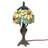 Crary 12"H Yellow Sunflower Stained Glass Accent Lamp