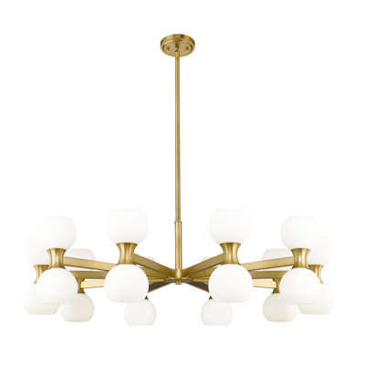 20-Light Dimmable Sputnik Chandelier