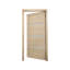 Porte intérieure moderne pré-suspendue en chêne blanc préfini Urban Vetro-91754060-91754061