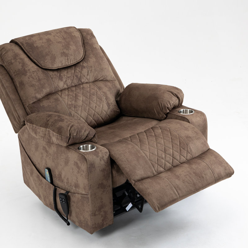 Power Lift Assist Recliner Chair, Brown