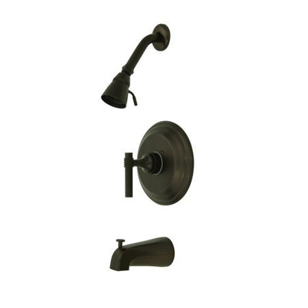 Milano Pressure Balanced Diverter Tub and Shower Faucet with Magellen Lever Handles