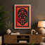 Tribal Mask Geometric - Wrapped Canvas-1022146334-1022146305