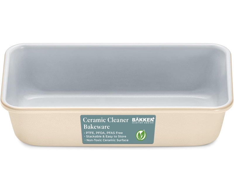 Moule à pain en acier au carbone 4 po x 2 po Bakken, Beige