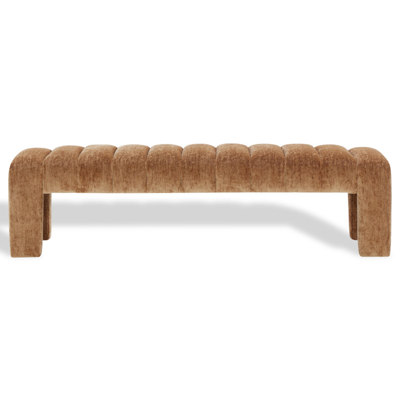 Bellisima Upholstered Bench, Amber Chenille