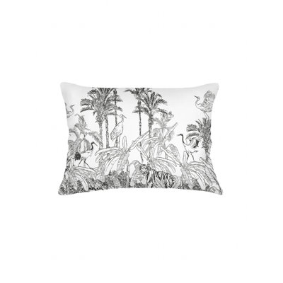 Printed Pillows Linen Animal Print Accent Pillow