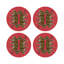 Leopard Seeing Double Pebble 16" Vinyl Placemat-117392985