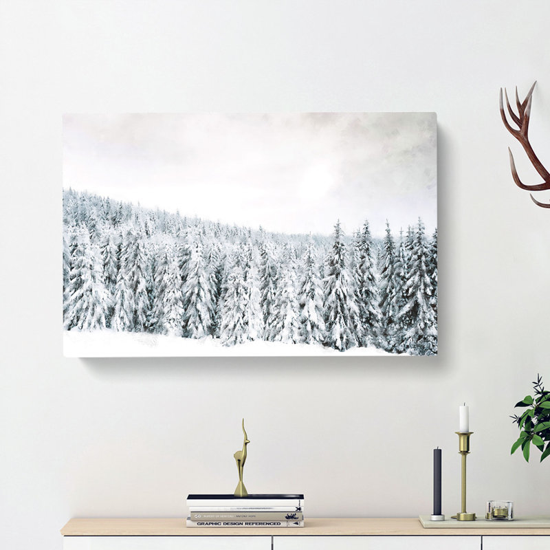 Winter Trees - Wrapped Canvas, 40cm H x 60cm W x 3cm D
