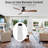 Sofucor 1 PC 52-Inch Fulsh Mount Ceiling Fan With Light,18W LED Dimmable Light With Memory Function,DC Motor,1/4/8H Timer Setting-2058606488-2058606493