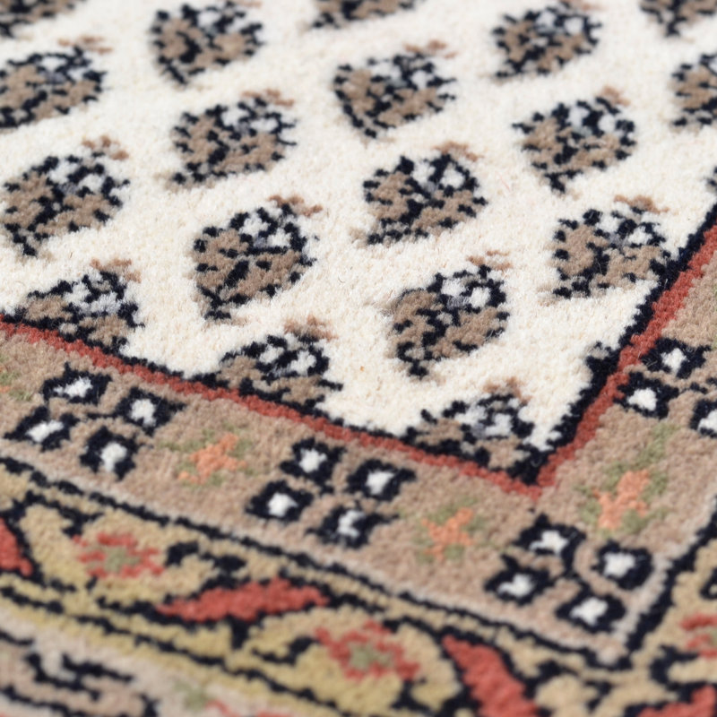 Pip Hand Knotted Wool Beige Rug, Runner 80 x 250cm