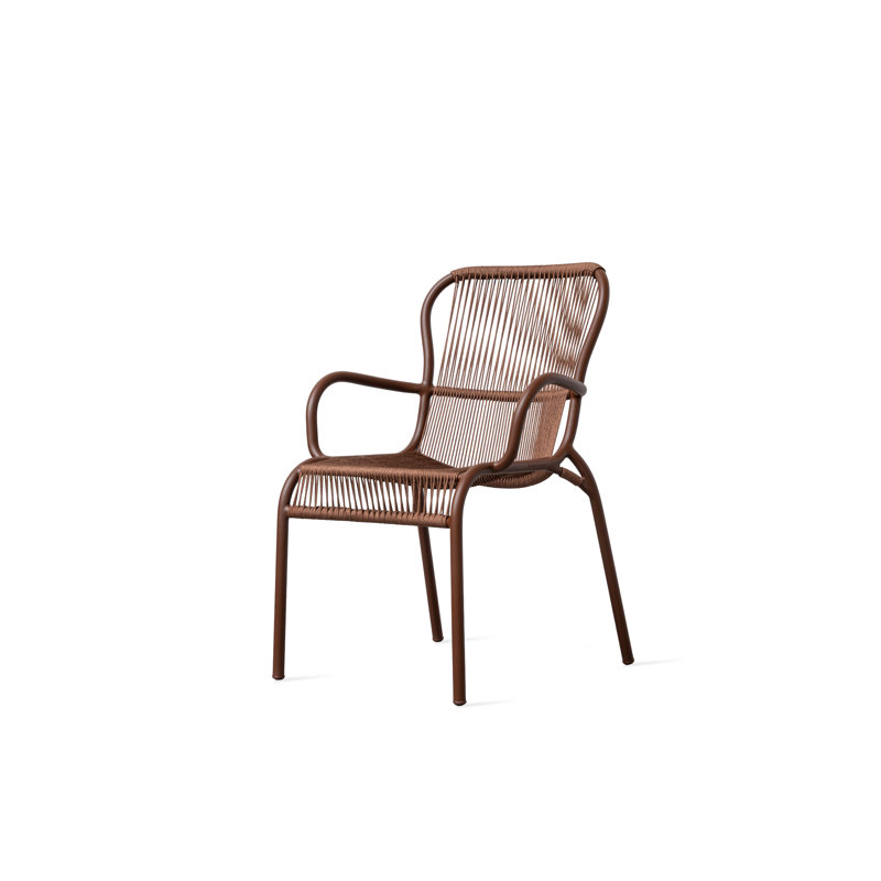 Loop Dining Chair Rope Rust