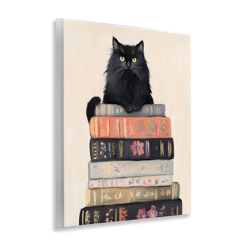 Plaque murale avec livre, pile de livres, par Arlington Prints