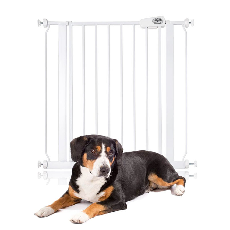 Batley Metal Pressure Mounted Pet Gate, 120cm-128cm
