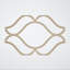 Panneaux de plafond décoratifs en acrylique 63 "x 63" x H 94 1/2 "x T 1/8" Villarreal, gris foncé-1445131953-1445131952
