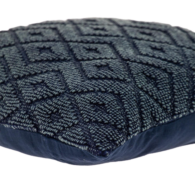 Parkland Collection Sorrel Transitional Navy Throw Pillow, Blue