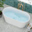 Baignoire de trempage en acrylique autoportante L 59 po x l 29 po Shangri-la