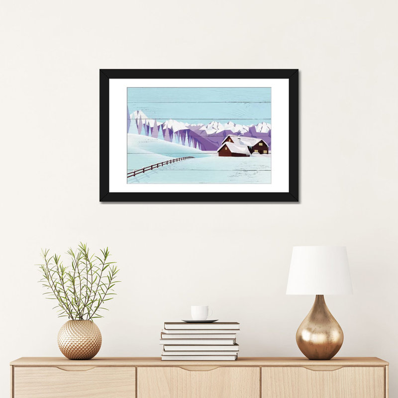 « week escapade » par "5by5collective, reproduction d’impression sur toile tendue, H 16 po x l 24 po x P 1 po, Blanc