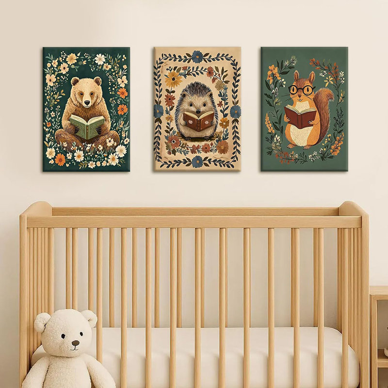 Animals 3 - Piece, 40cm H x 30cm W