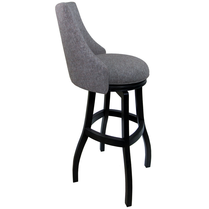 Vinyle gris 26 po - Naturel, Tabouret de comptoir (siège d'une hauteur de 26 p, Noir, Gris