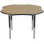 Table d'activité en T 48 po x 48 po avec moulures en T et pieds réglables-1368029877-1394873213