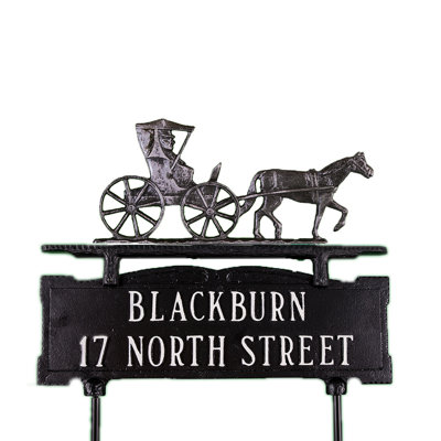 2-Line Lawn Address Sign