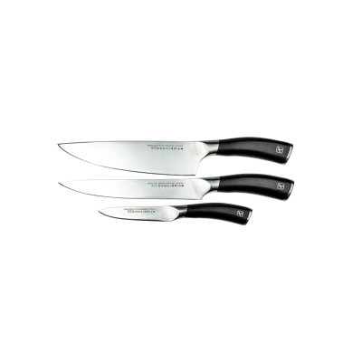 Grunwerg Rockingham Forge 3 Piece High Carbon Stainless Steel Assorted Knife Set