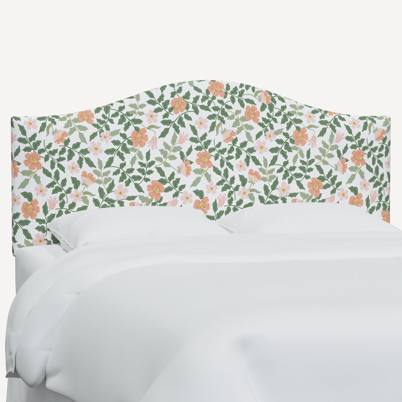 Tête de lit Mayfair, Lin rosé primevère et crème RPC, Double