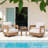Outdoor 3 Piece Seating Group With Cushions-1729839180