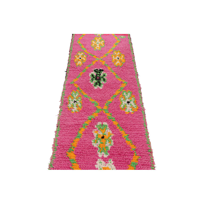 One-of-a-Kind 2'5”x9'8” Hand Knotted Area Rug
