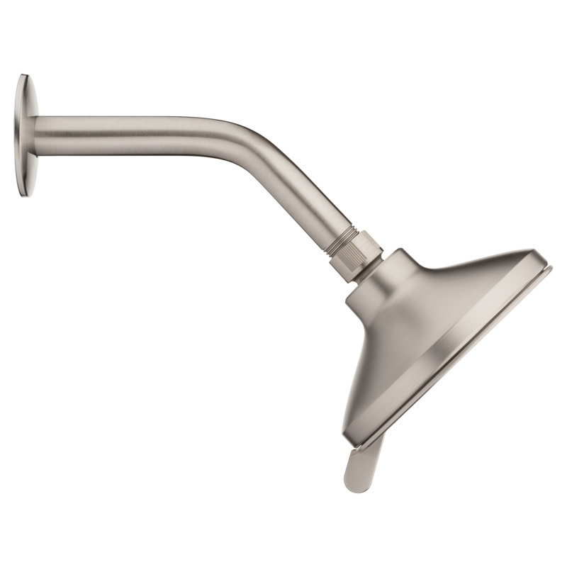 Nebia Yuba 5-Setting Fixed Shower Head 1.5 gpm, Brushed Nickel, Brushed Nickel