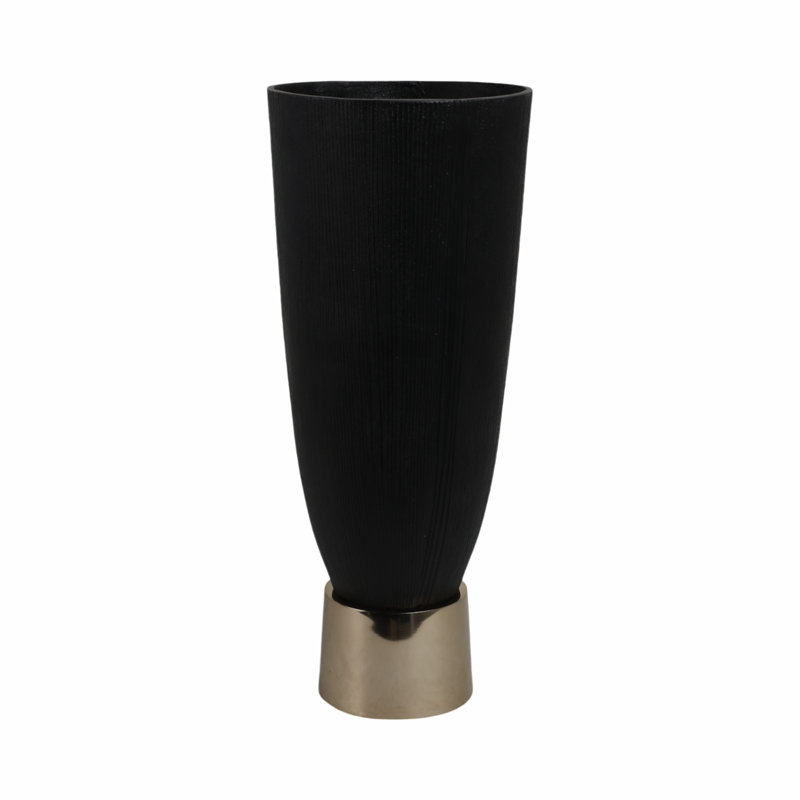 Wallmar Handmade Metal Table Vase, 20" H x 8" W x 8" D
