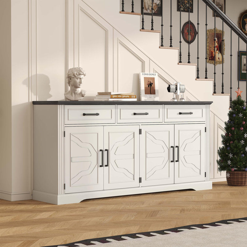 Buffet 66 po Modern Farmhouse, White