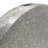 15" Silver Aluminum Round Disc Table Vase