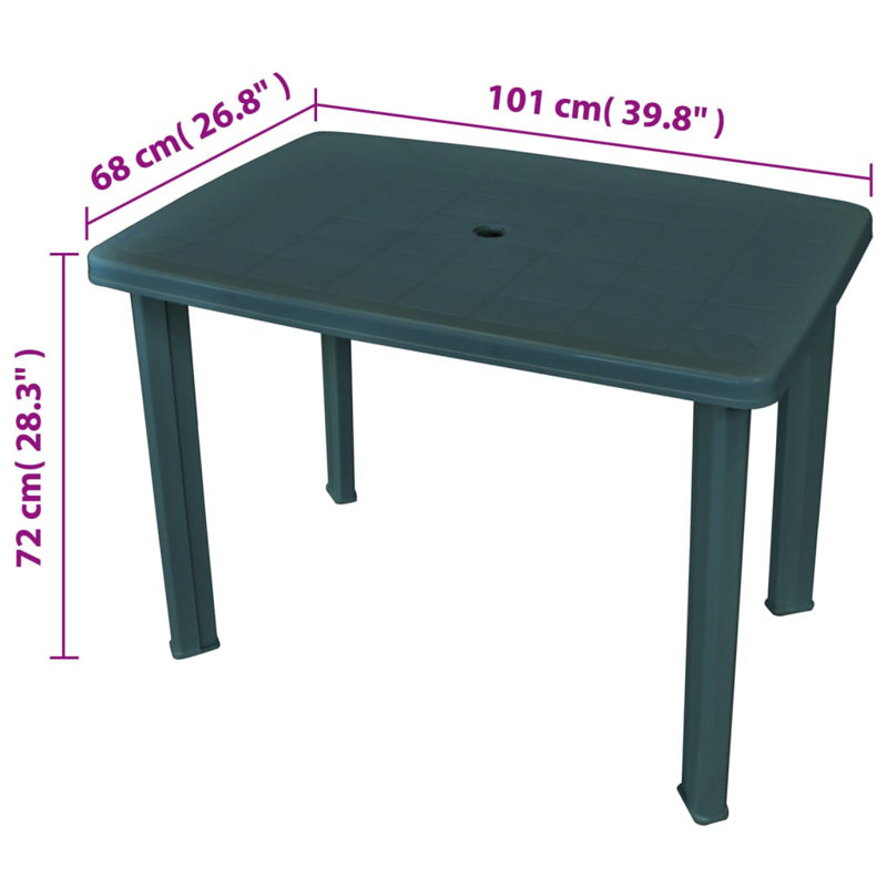 Table basse Boyd, Vert